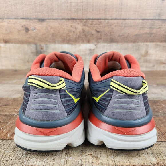 Hoka One One Bondi 7 Men's Sz 10.5 Dark Gray Gym Train Walk Running Sneaker Shoe - Picture 5 of 10